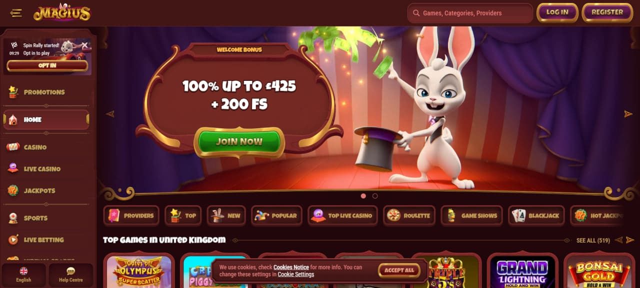 Magius Casino Review 2026