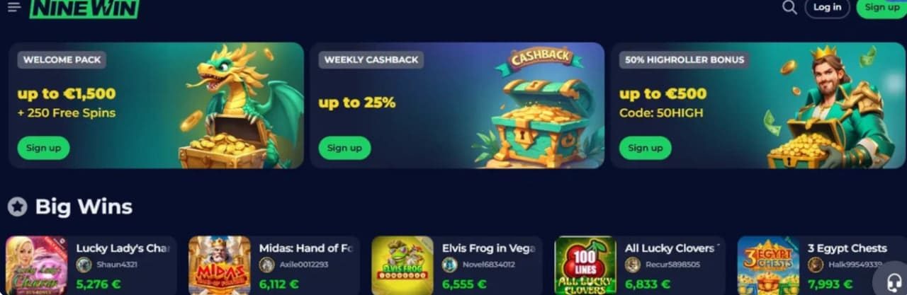 NineWin Casino Review 2026